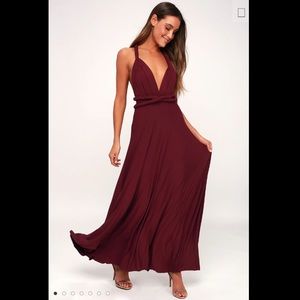 Lulu’s Tricks of the Trade Convertible Maxi Dress